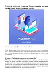 Tutorial - Como anunciar na hora certa e para a pessoa certa com o Pixel