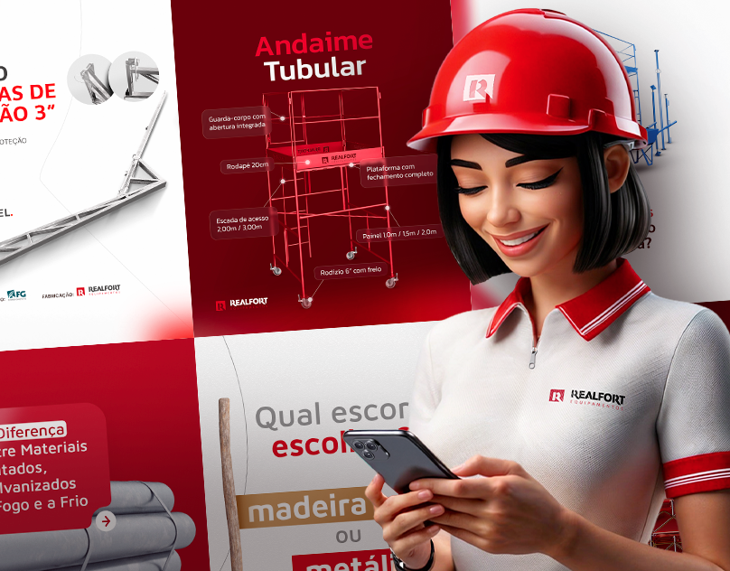 Social media - Empresa de Equipamentos para Construção Civil