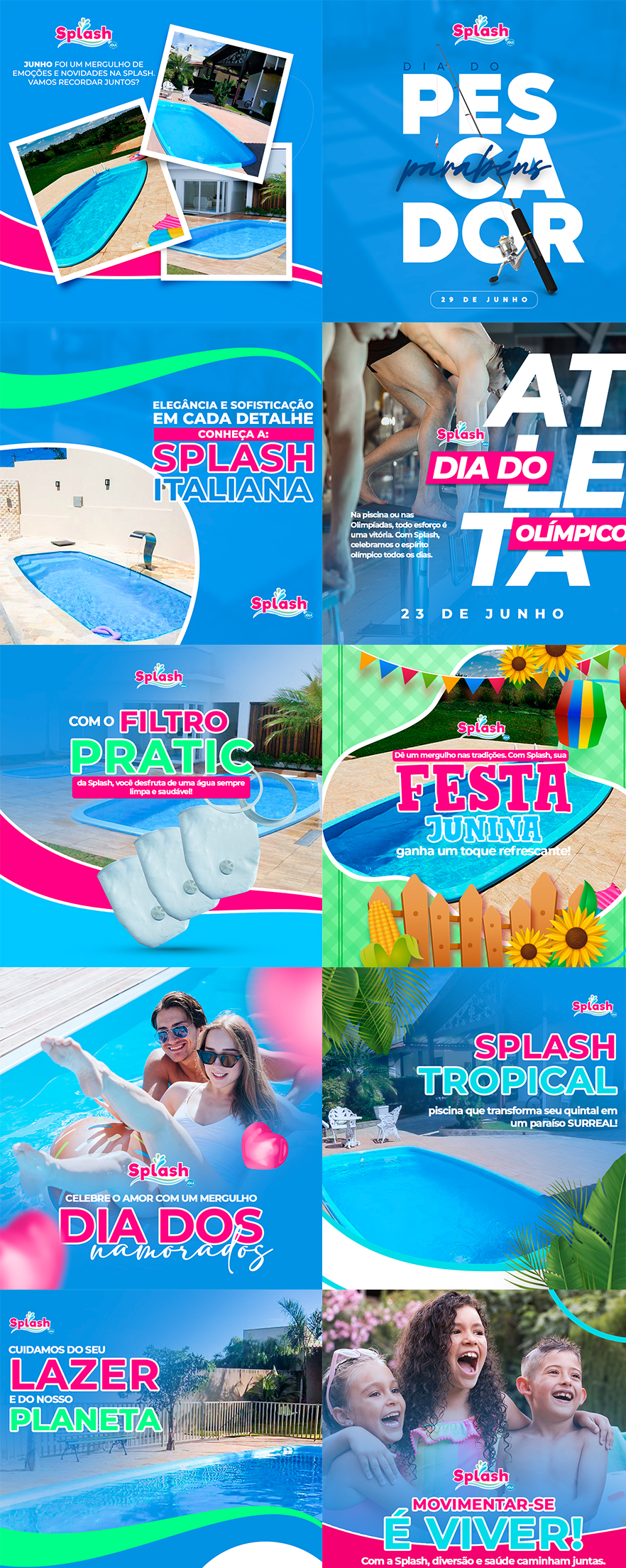 Social Midia - Splash Piscinas