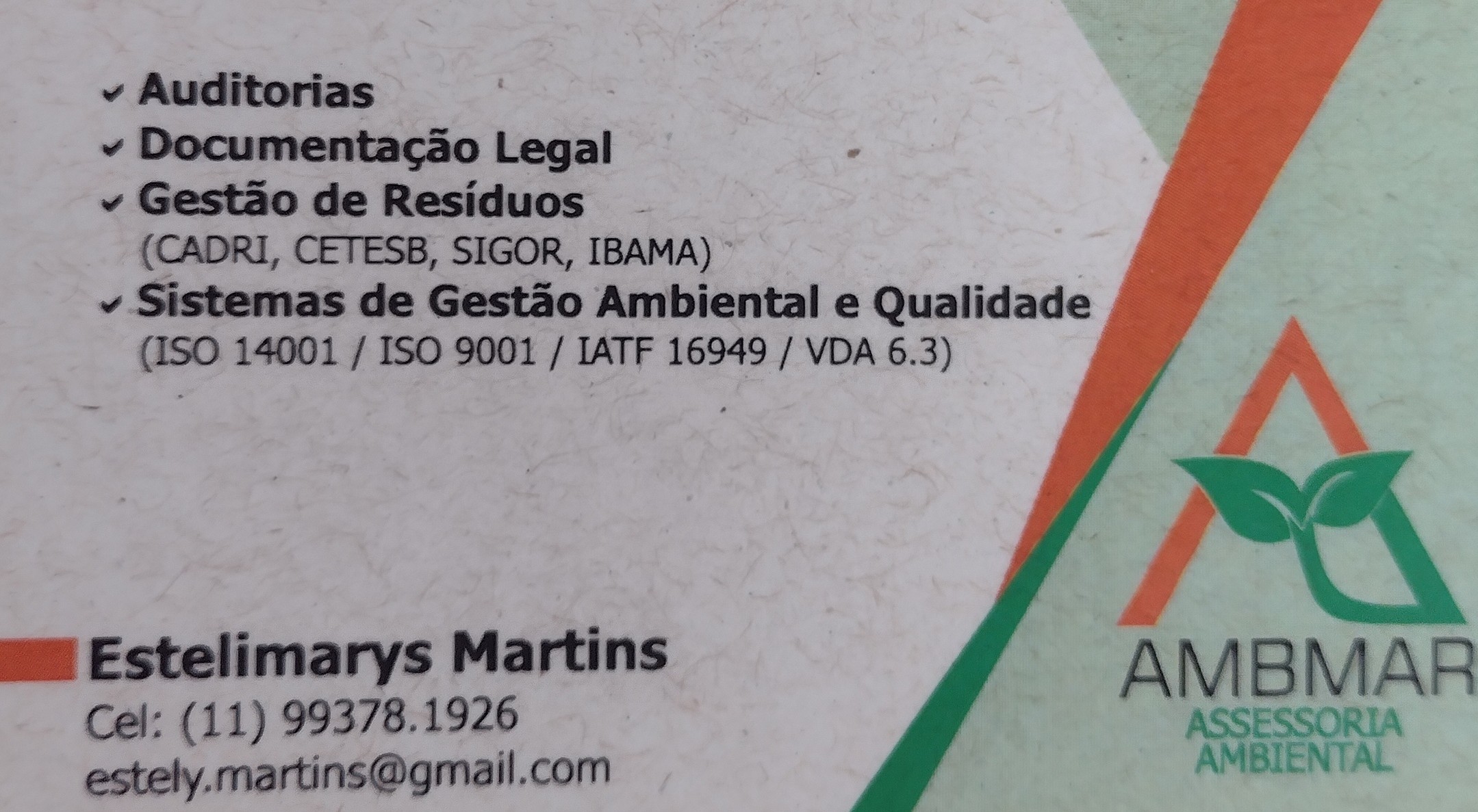 Ambmar Consultoria em Meio Ambiente e Qualidade