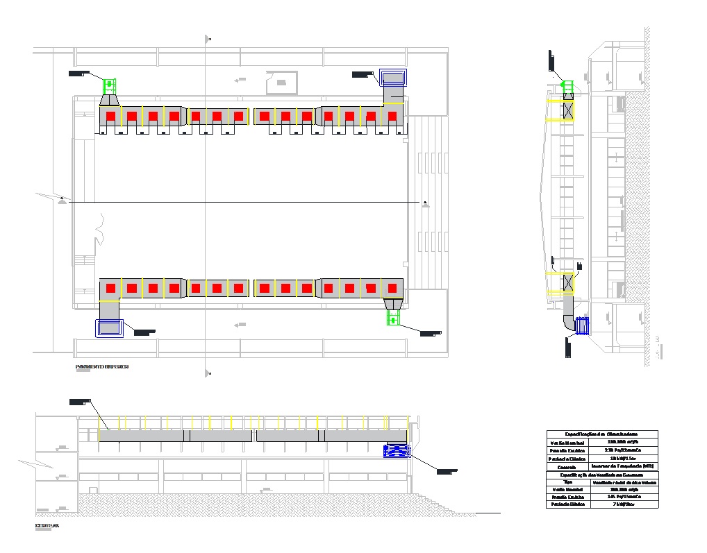 Projeto AVAC (HVAC) Quadra Badminton