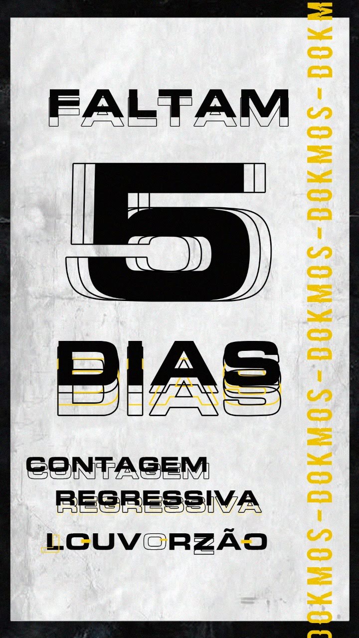 Arte Divulgação contagem regressiva