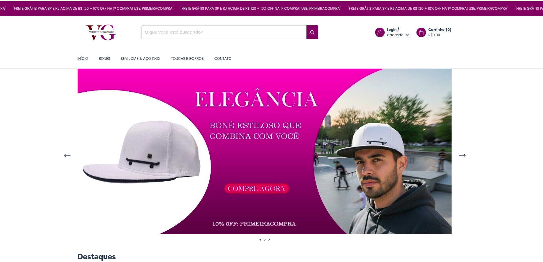 Implantação de E-commerce e Estruturação de Operação (Nuvemshop + Bling)
