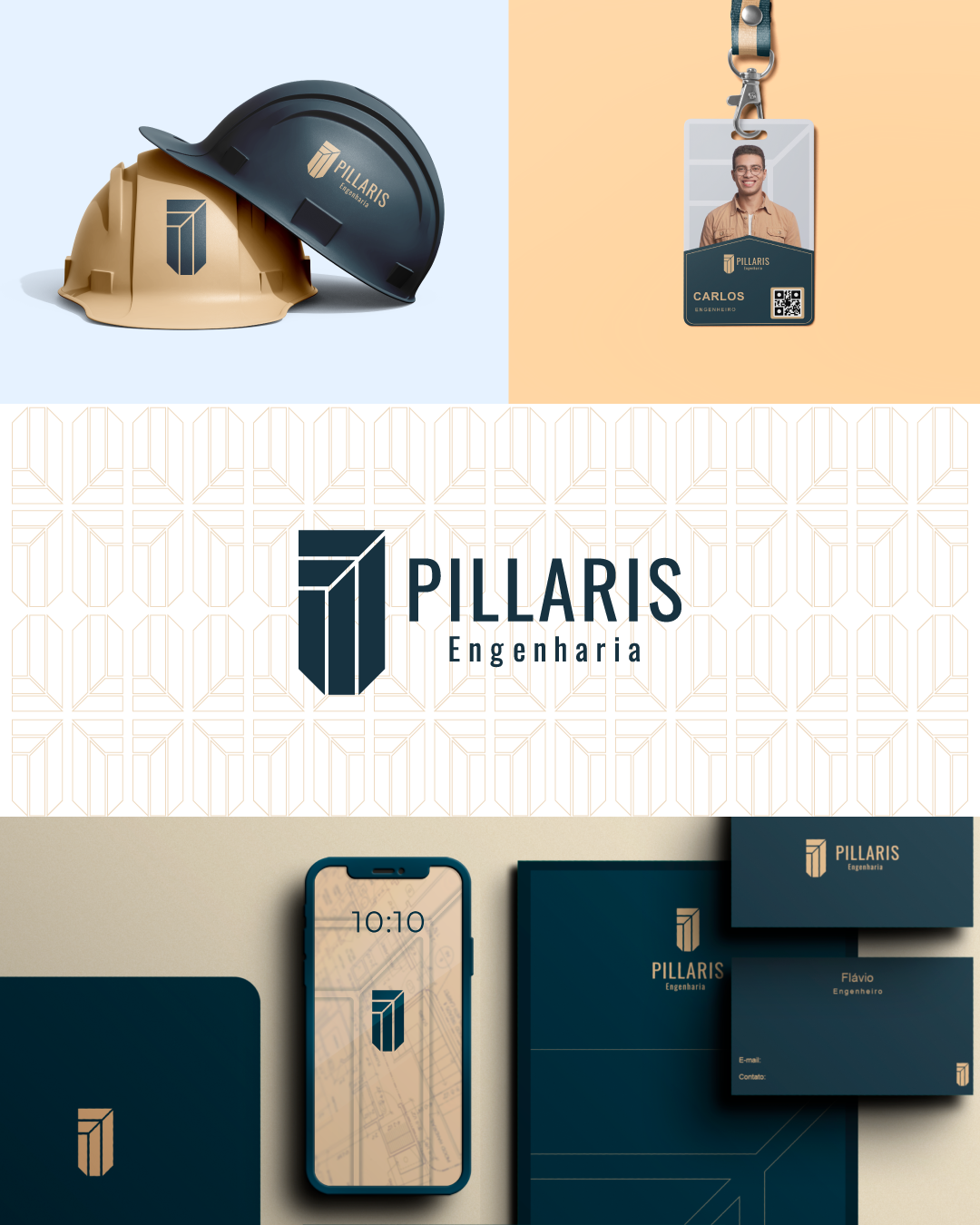 Identidade visual - Pillaris eng.