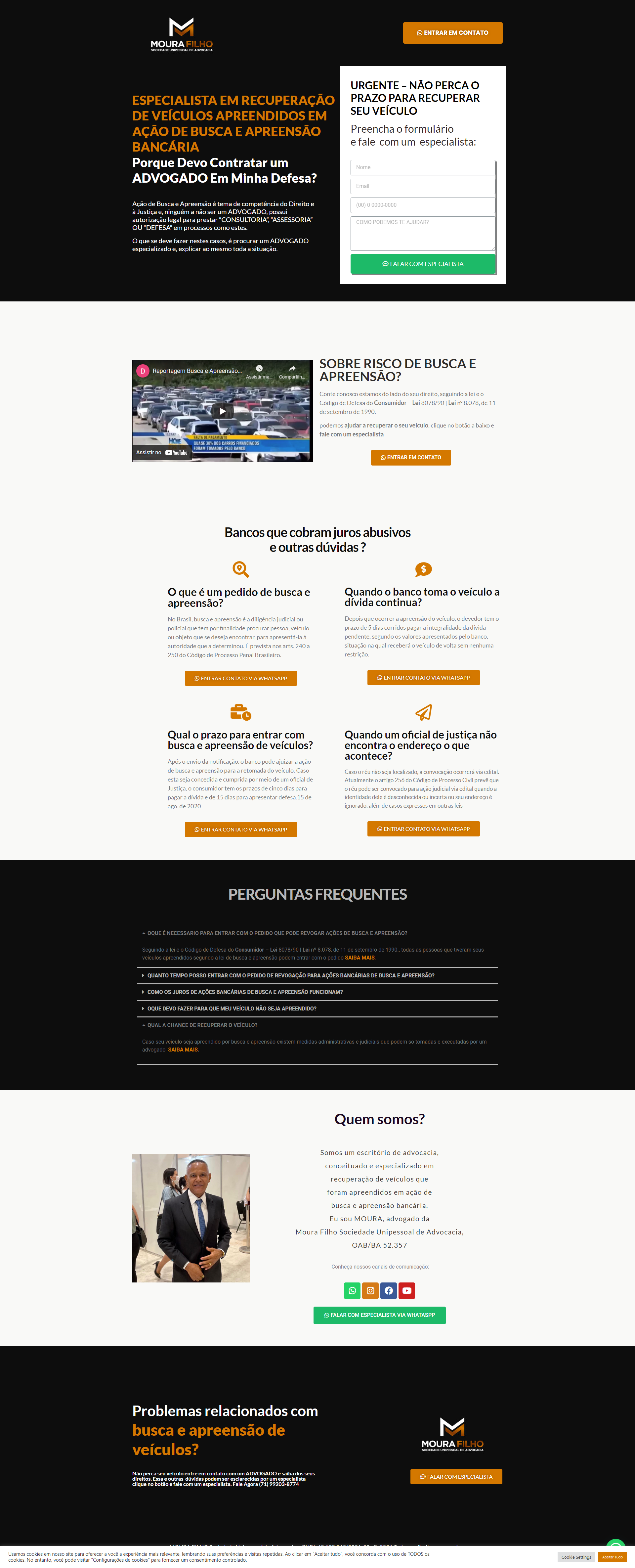 Landing page