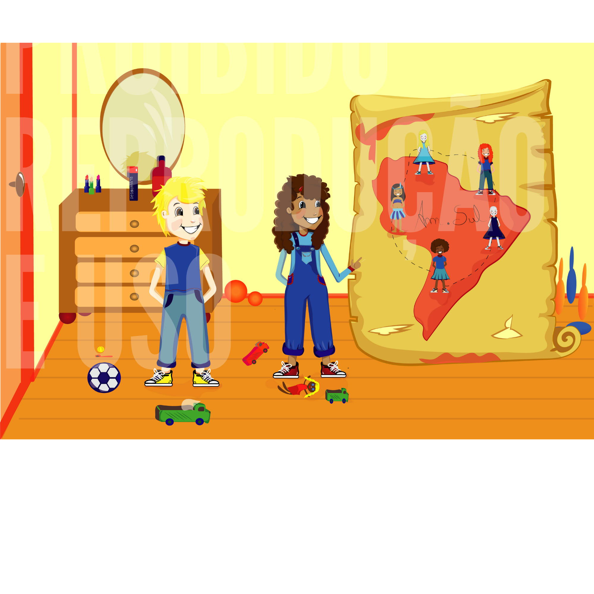 Ilustração de livro infantil