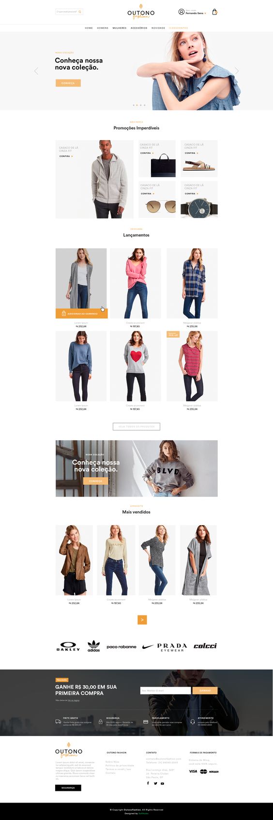 E-commerce - Outono Fashion