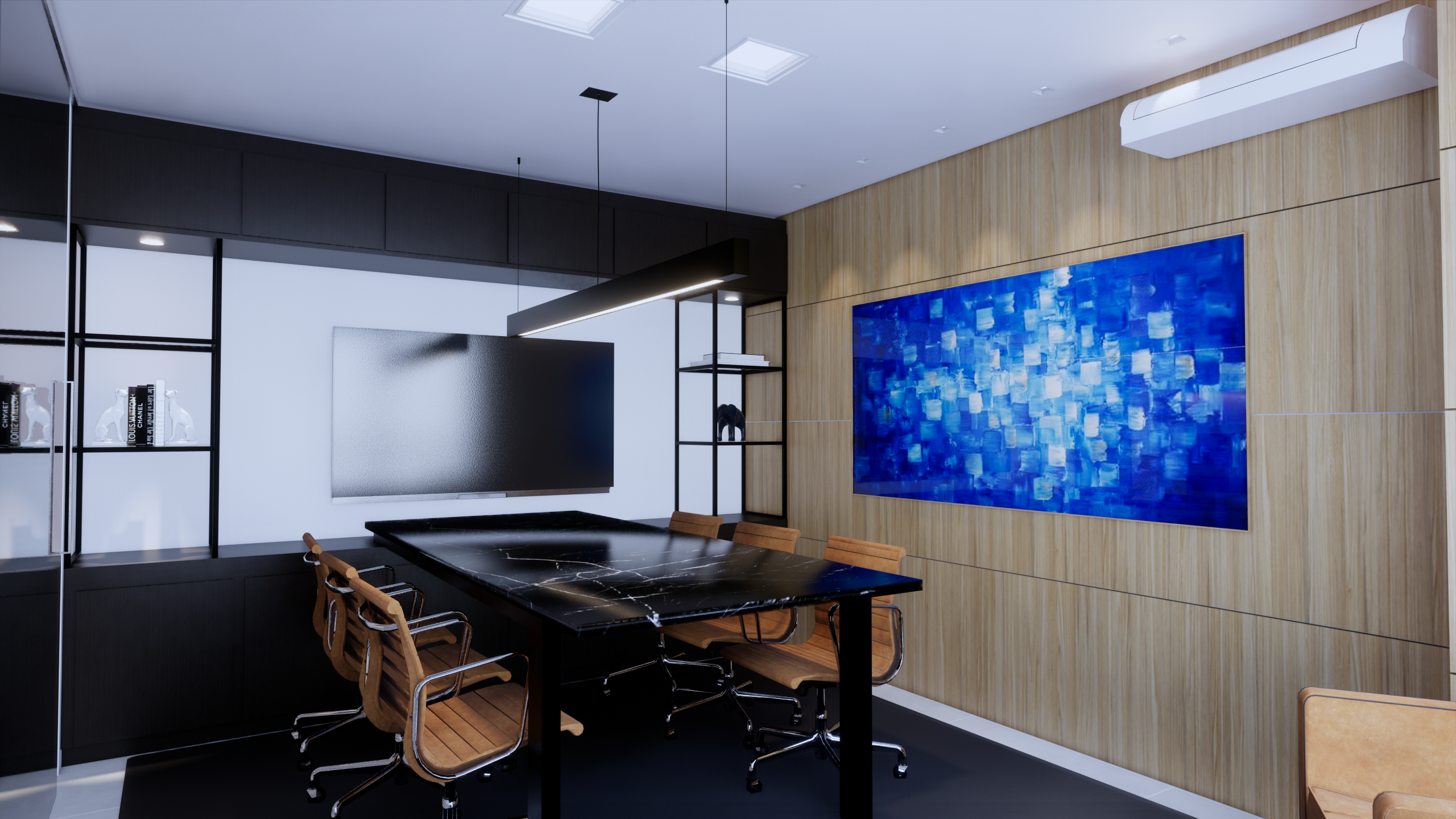 MAQUETE 3D + RENDERIZAÇÃO - ESCRITORIO ADVOCACIA