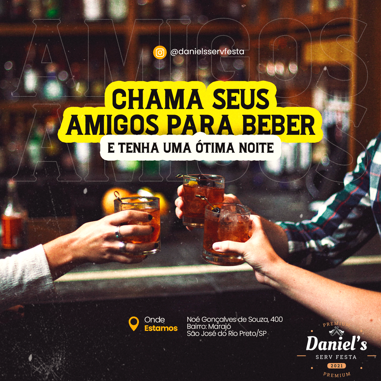 Redes Sociais - Adega