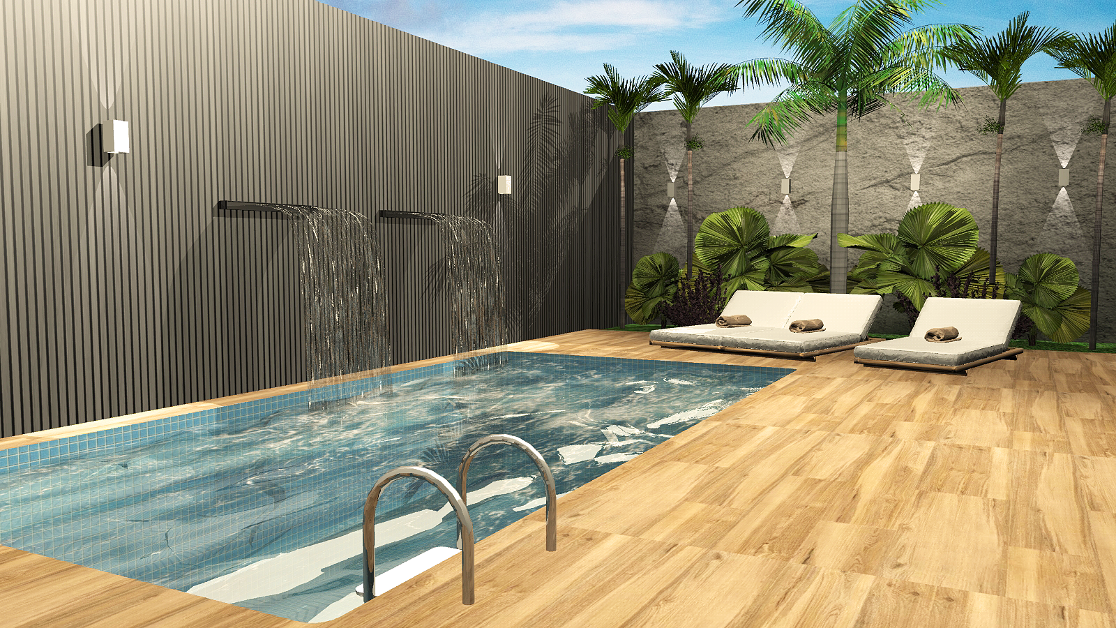 Piscina - @_esbocarideias