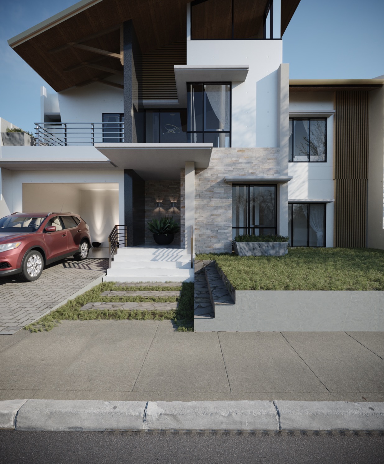 Exterior rendering
