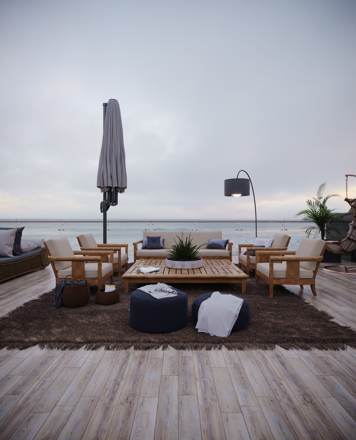 Balcony by the sea