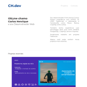 Meu site portifólio