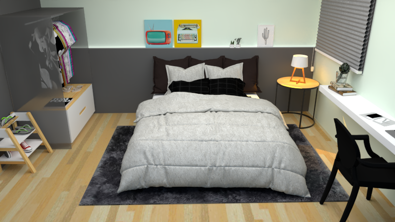 Quarto Jovem Solteiro