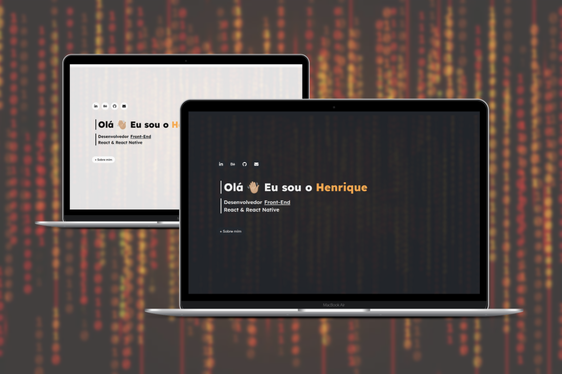Website Portfolio para Desenvolvedor