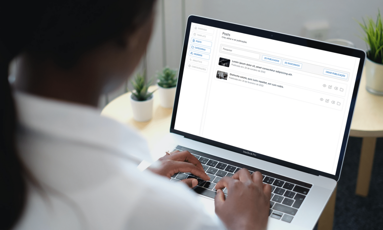 Dashboard II - Gerenciamento de Blog