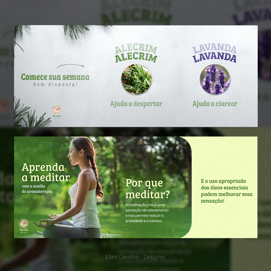 Carrossel de instagram - Aromaterapia