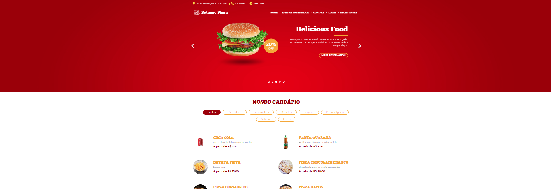 Sistema para food delivery