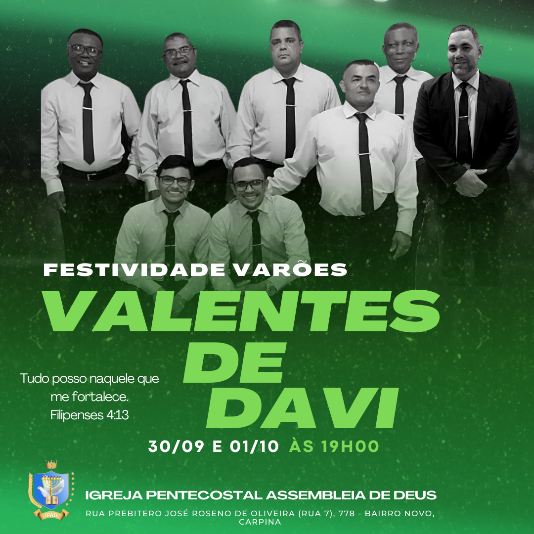 Convite para festividade de conjunto de homens
