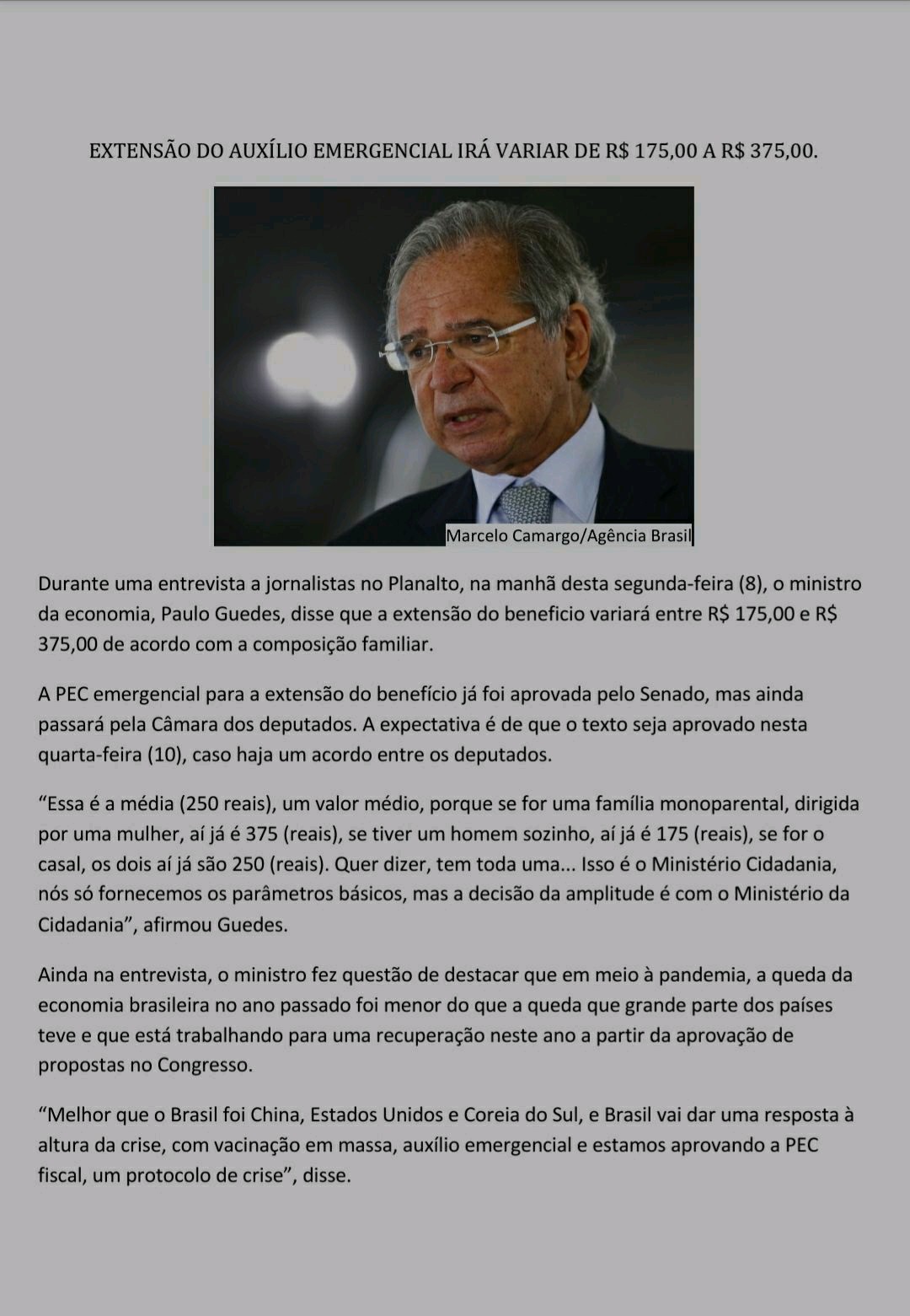 Nota jornalística
