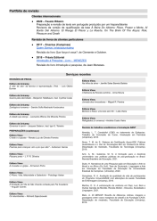 Portfólio da revisão freelance