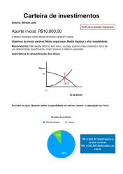 Carteira de investimentos