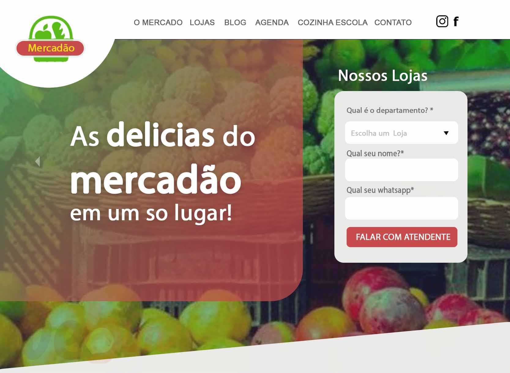 Site para MERCADÃO