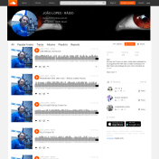 Minha página no SoundCloud