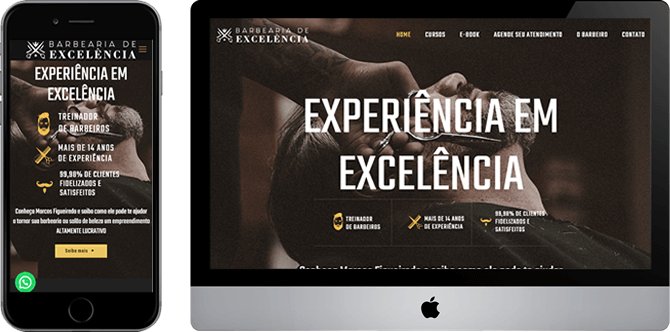Criação de site Barbearia