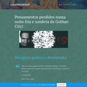Pensamentos perdidos numa noite fria e sombria de Gothan City!