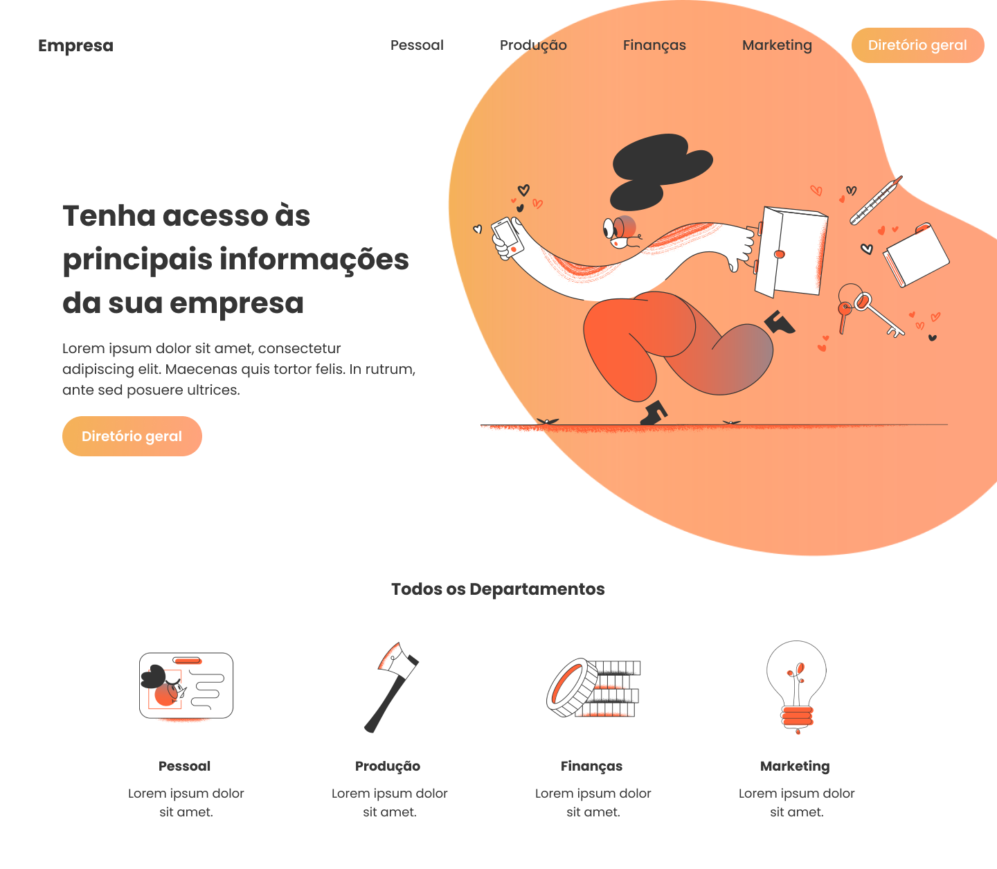 Landing page