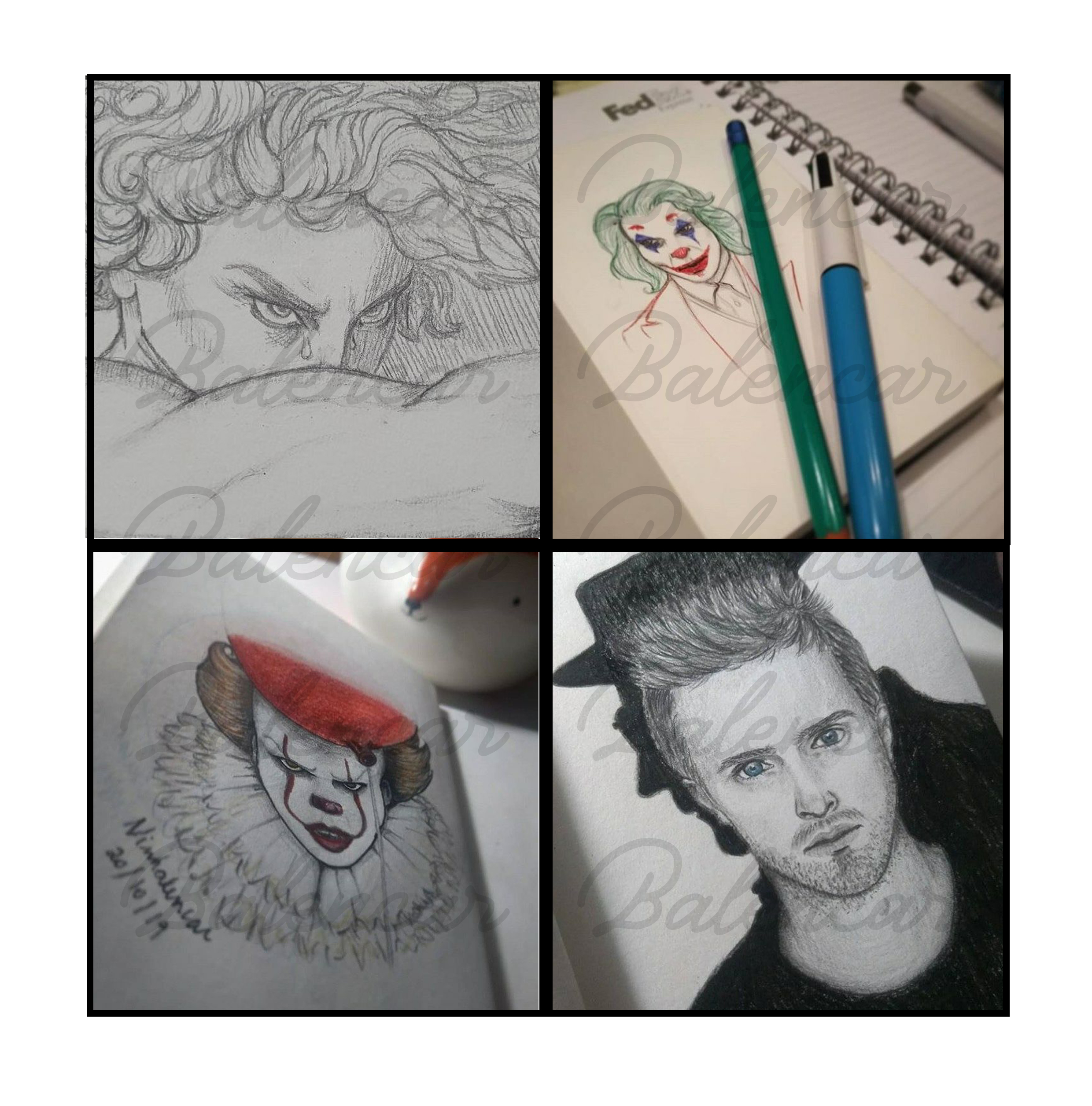Desenhos à mão