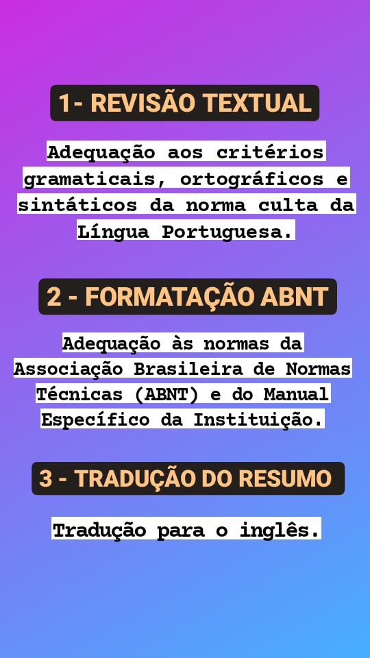 Serviços para Correções de Trabalhos Acadêmicos