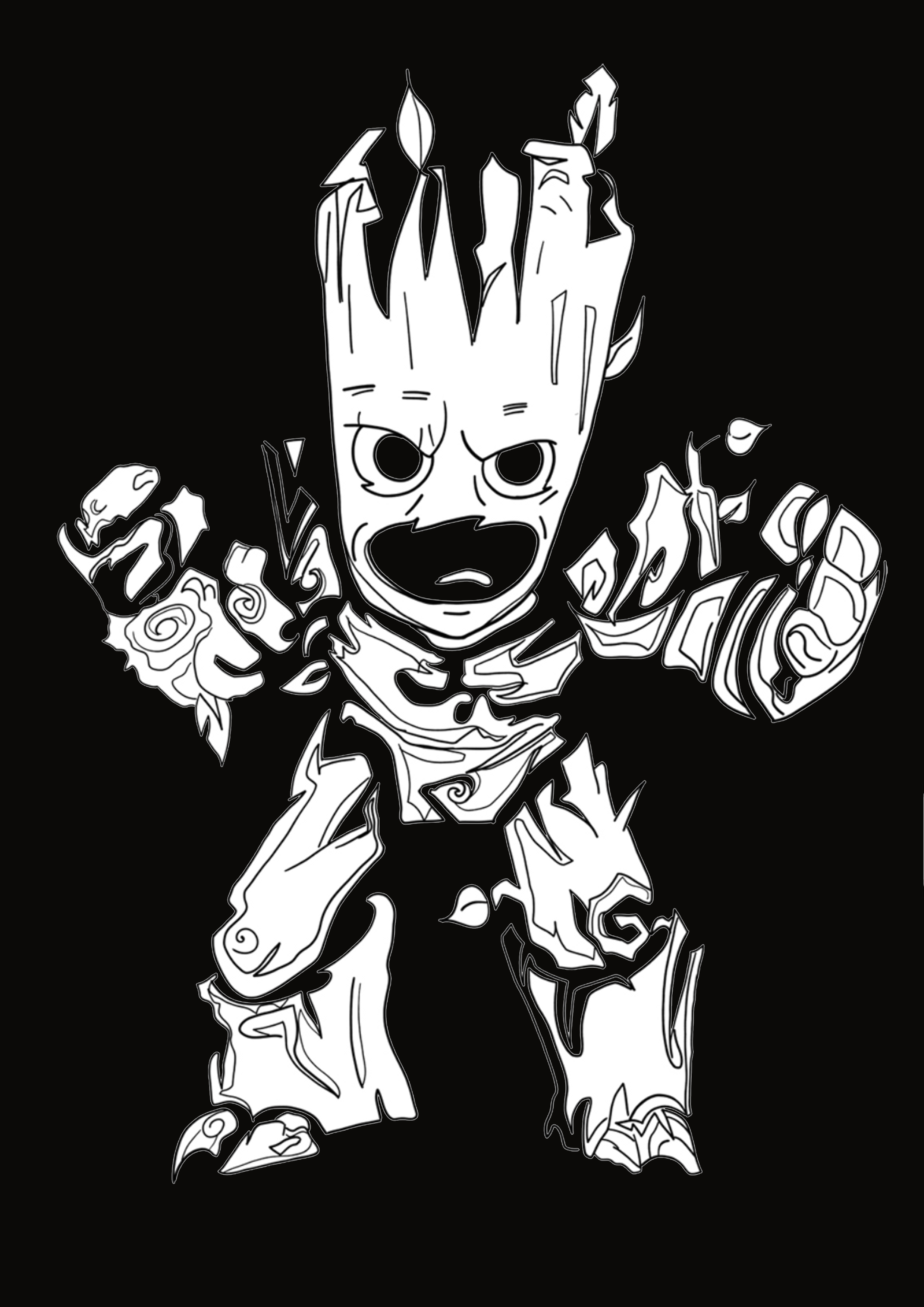 Sketch Groot