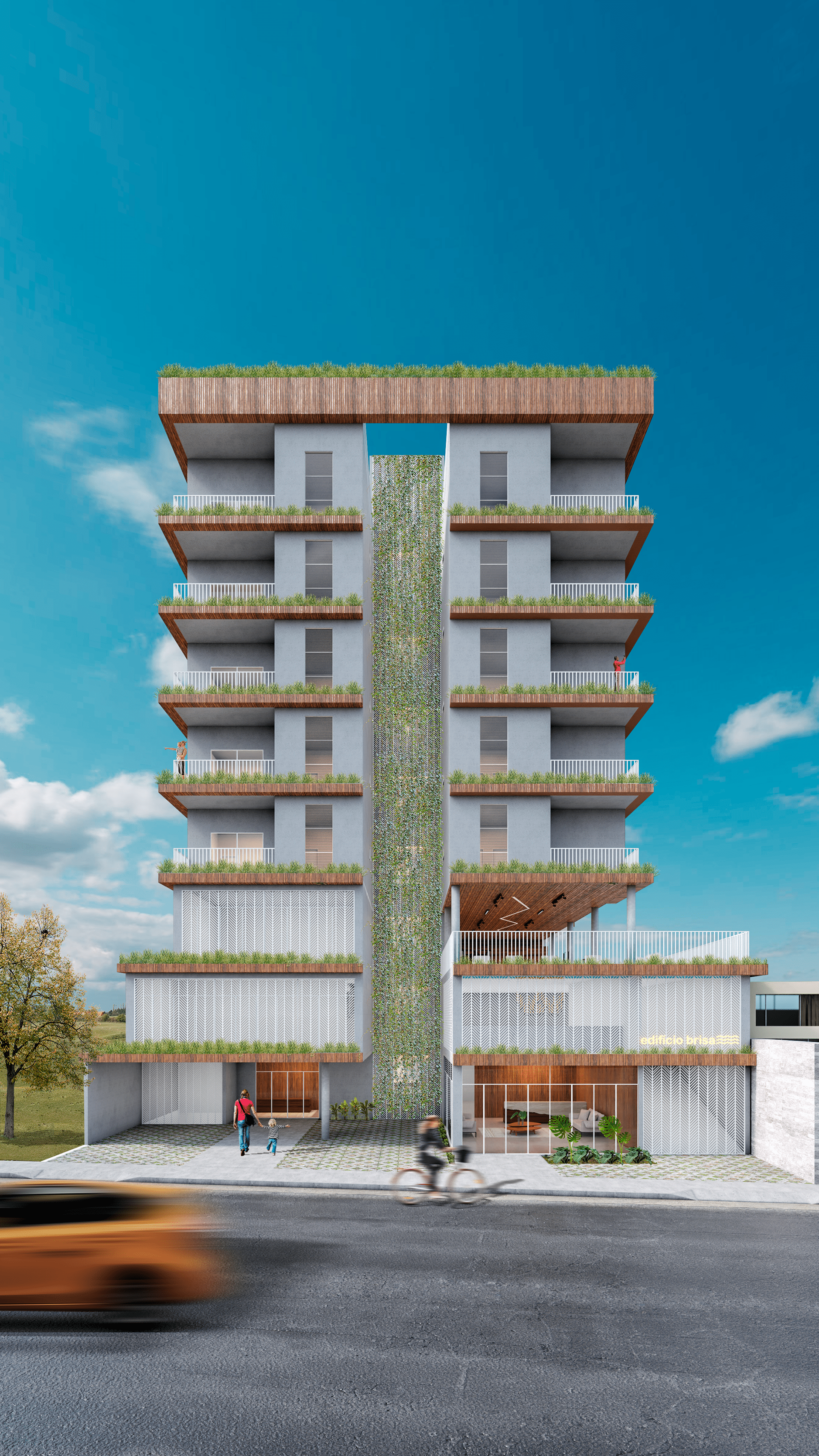 Cena externa - Fachada Edifício