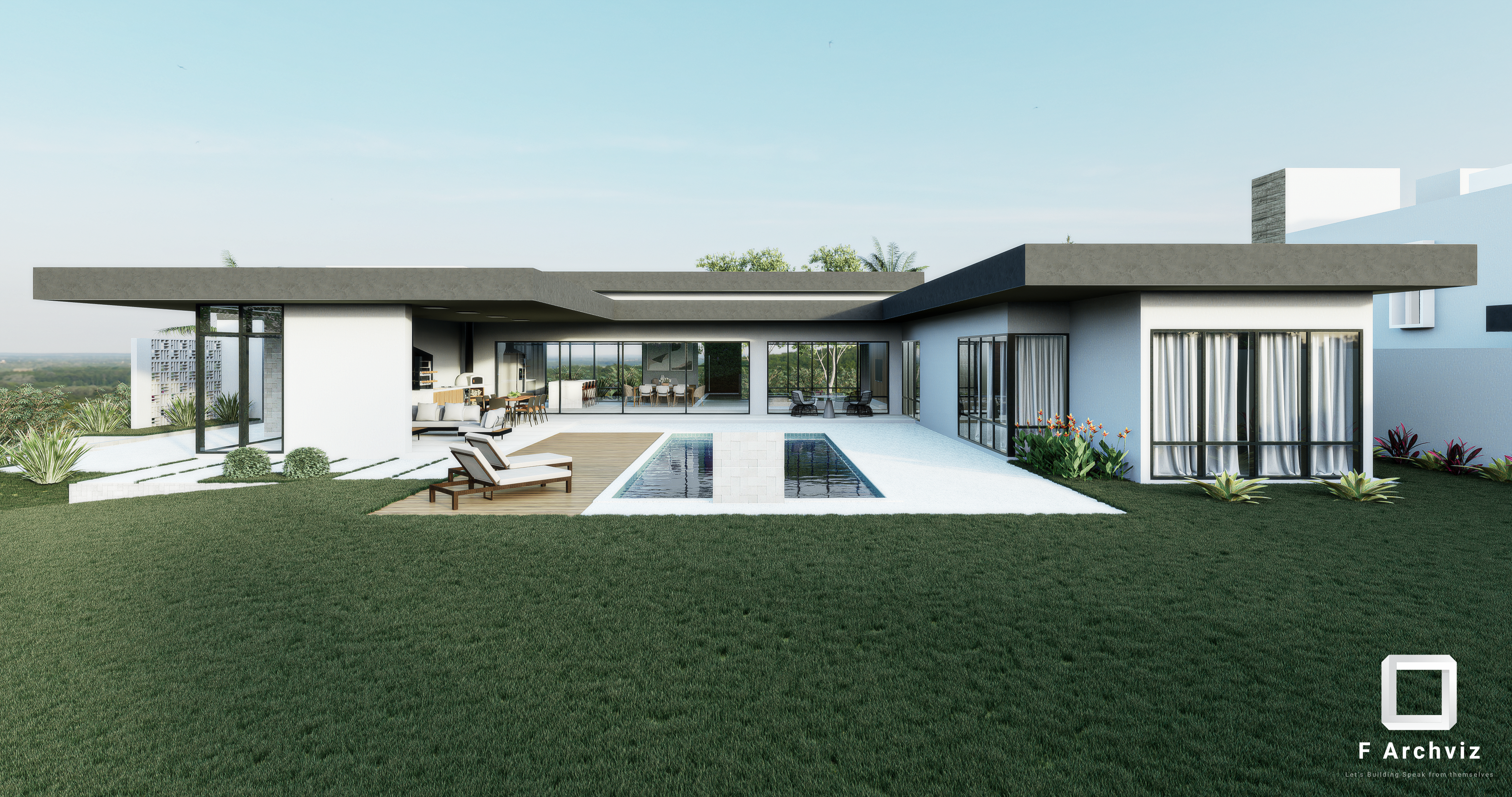 Área Externa/ Piscina