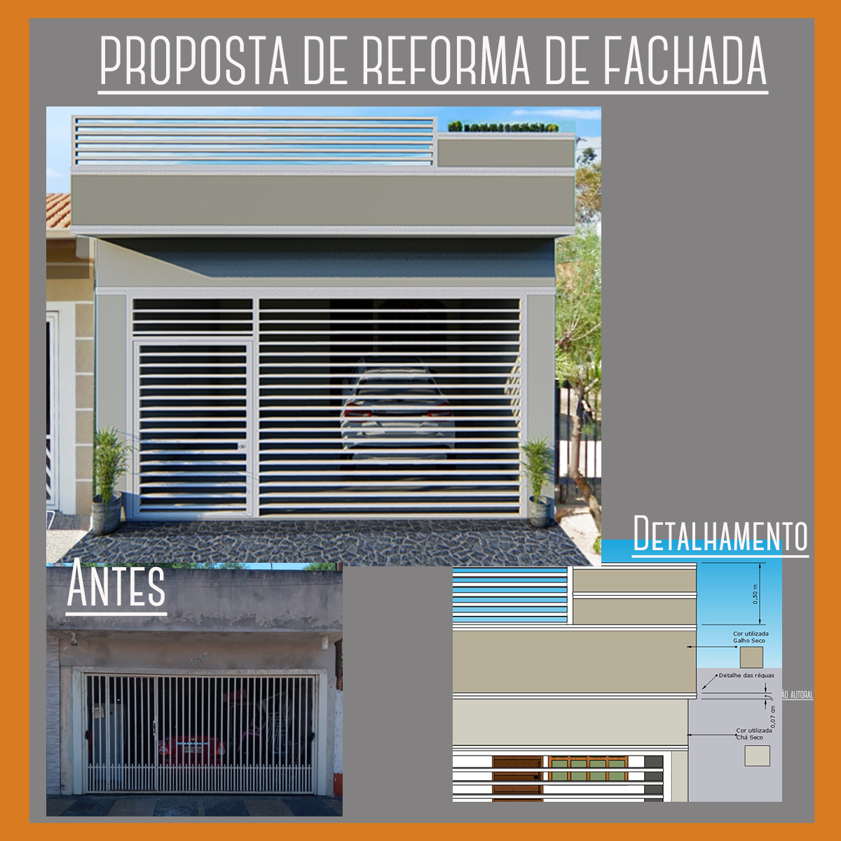 Projeto reforma fachada