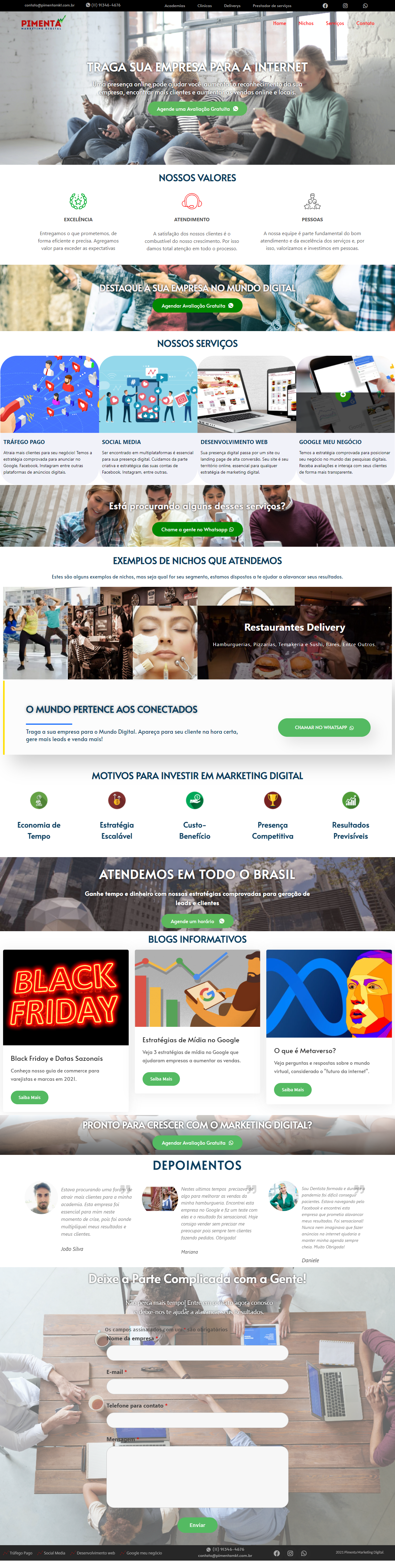 Site Pimenta Marketing Digital