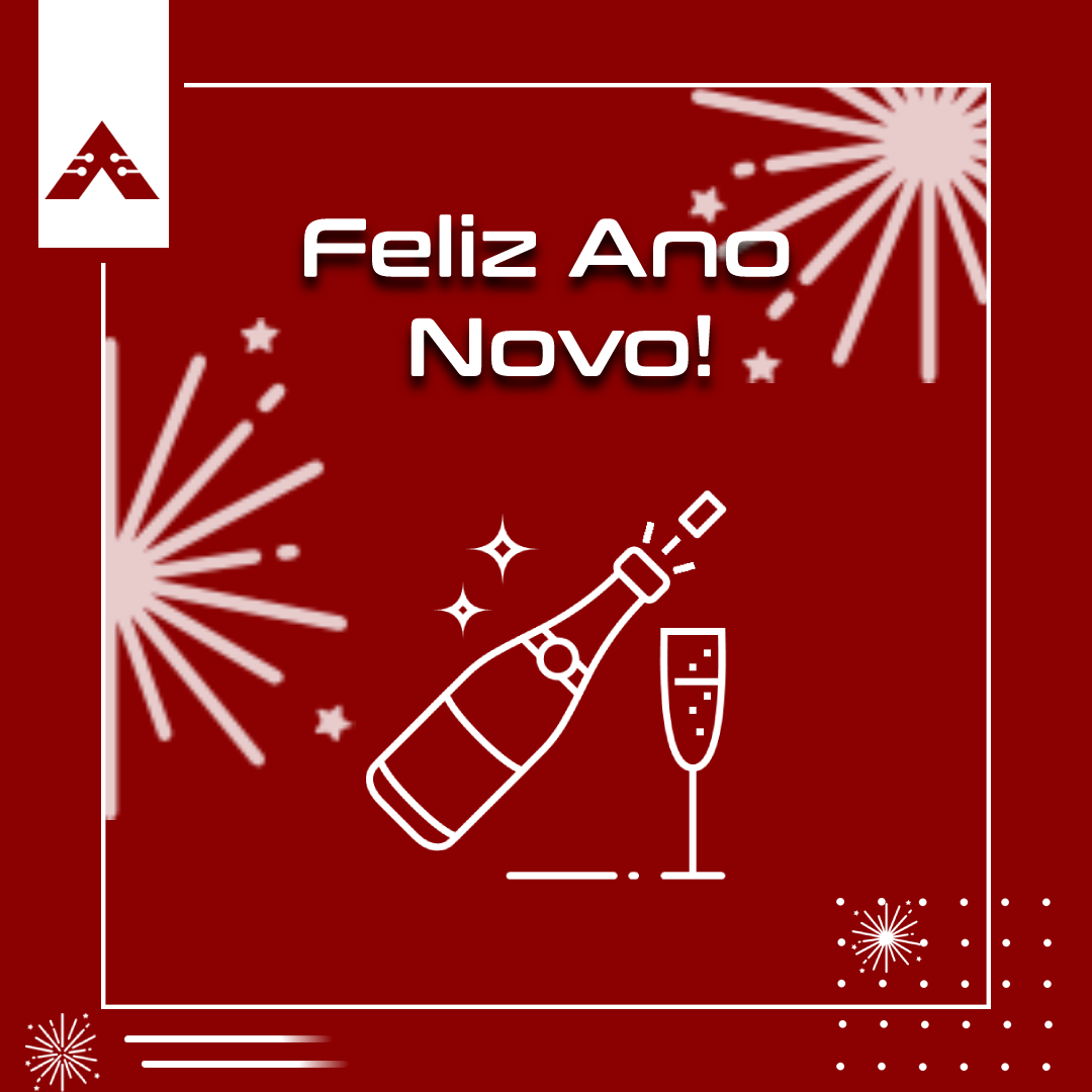 Arte de Ano Novo para Rede Social