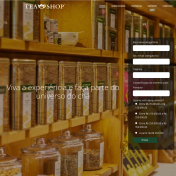LP para Franquia TEA SHOP