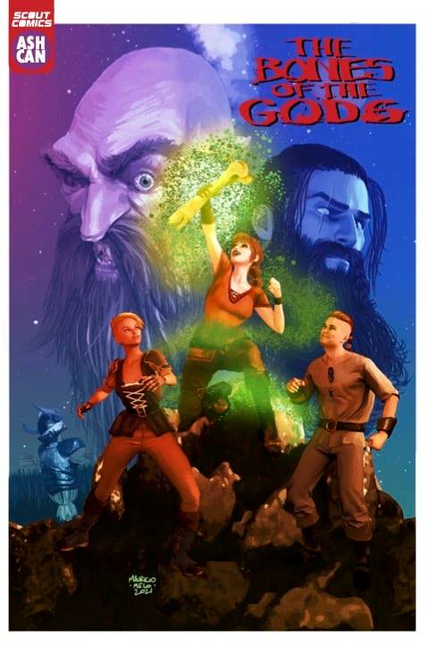Capa para HQ internacional "The Bones of the Gods"