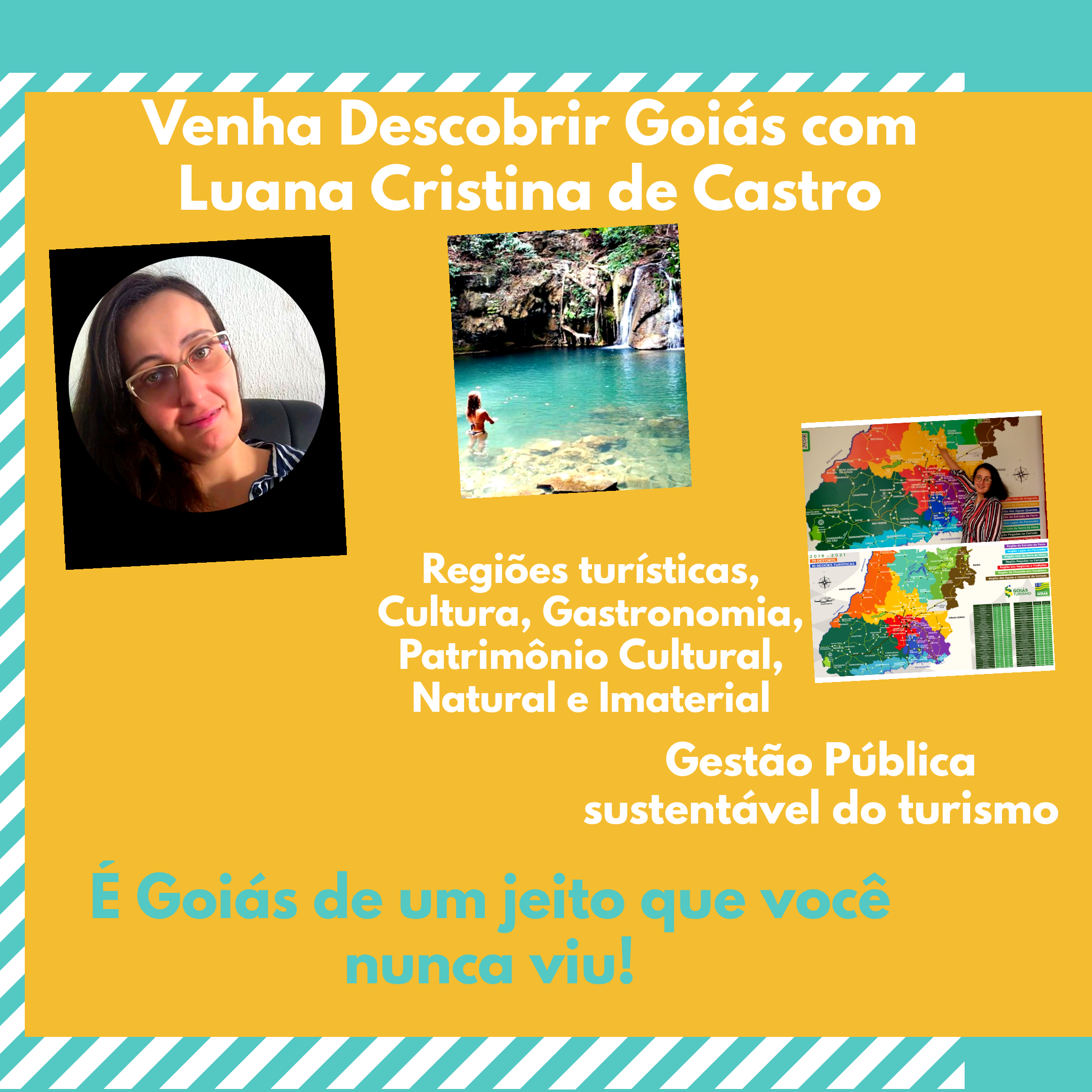 post para Instagram de projeto pessoa de divulgação do estado de Goiás