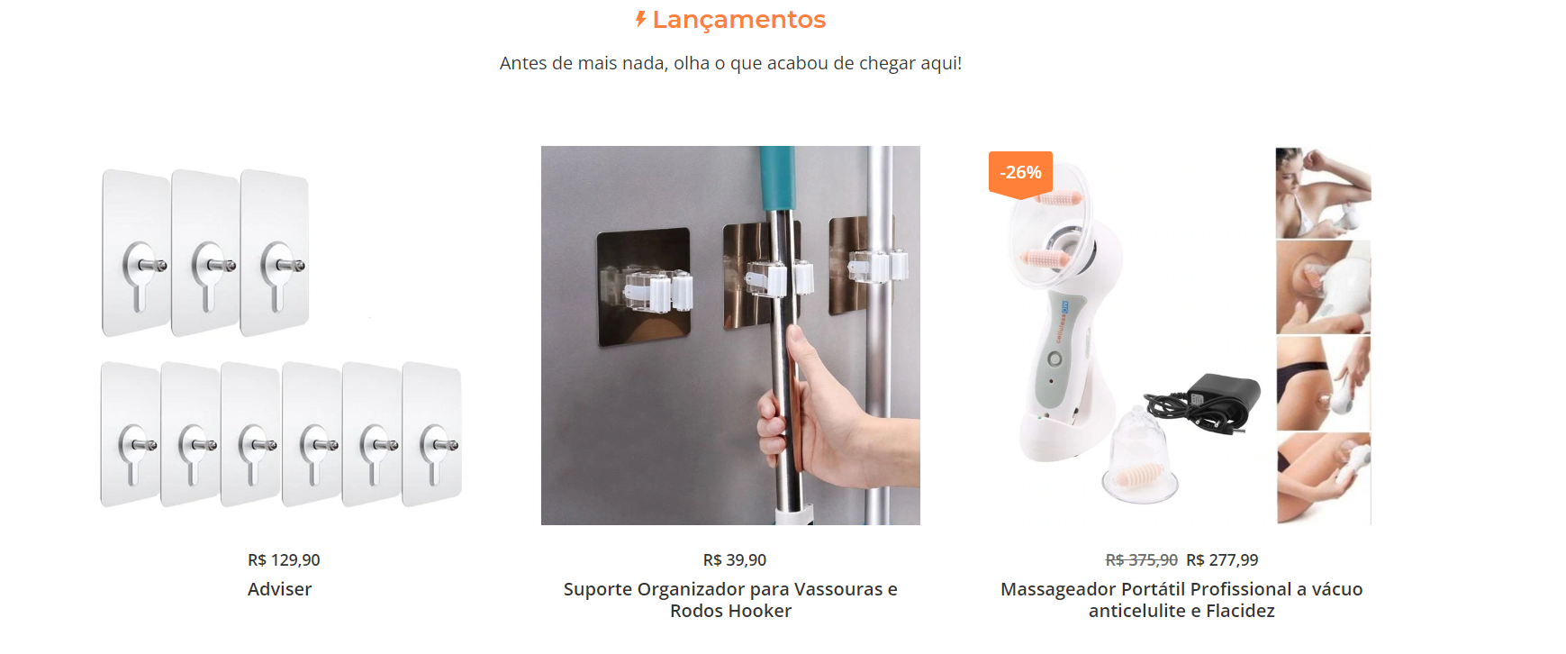 Design dos produtos
