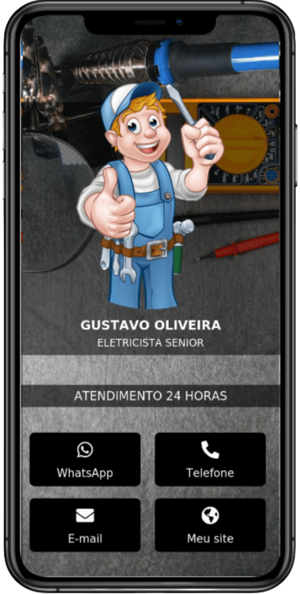 Cartão de Visita Digital