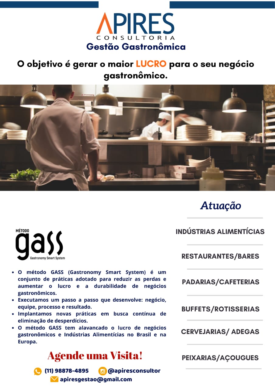 Consultor Gestão Gastronômica