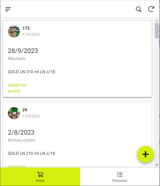 App para controle de estoque e validade dos produtos nos clientes