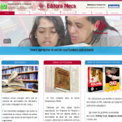 Site que criei para Editora Meca