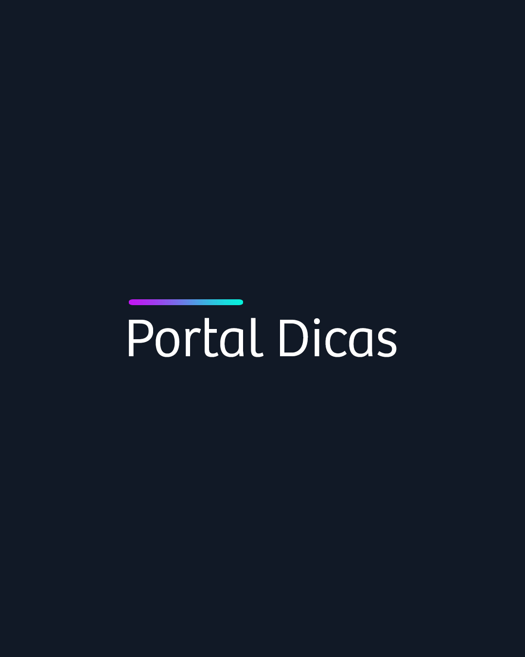 Indentidade Visual - Portal Dicas