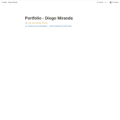 Portfólio Diogo Miranda