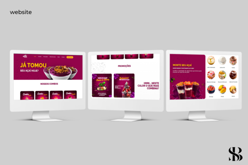 Site Delivery de Açaí